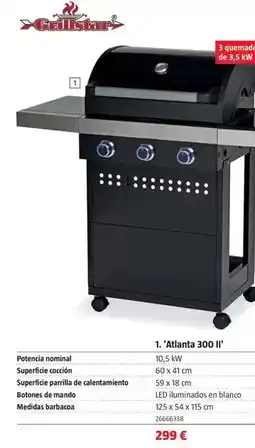 Bauhaus Grillstar - atlanta 300 ii oferta