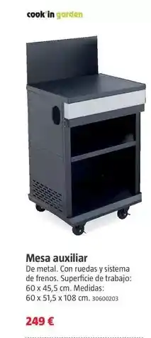 Bauhaus Cook in garden - mesa auxiliar oferta