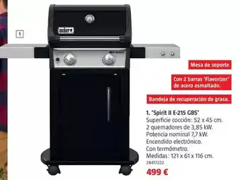 Bauhaus Weber - spirit ii e-215 gbs oferta