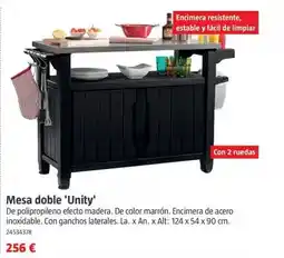 Bauhaus Keter - mesa doble 'unity oferta