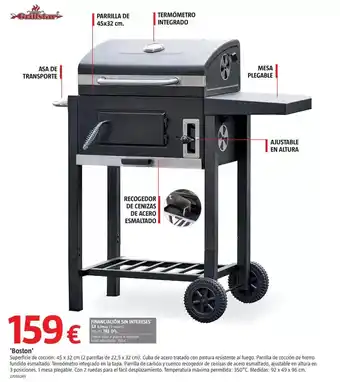 Bauhaus Grillstar - 'boston' oferta