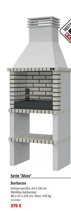 Bauhaus Serie 'alvor' barbacoa oferta