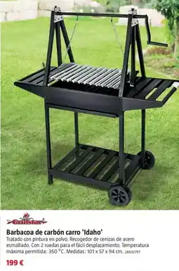 Bauhaus Grillstar - barbacoa de carbón carro 'idaho' oferta