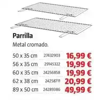 Bauhaus Parrilla oferta