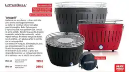 Bauhaus Lotusgrill - barbacoa con poco humo oferta