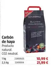 Bauhaus Lotusgrill - carbon de haya oferta