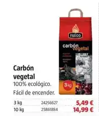 Bauhaus Ok fuego - carbon vegetal oferta