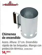 Bauhaus Grillstar - chimenea de encendido oferta
