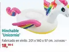 Bauhaus Hinchable unicornio oferta