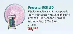 Bauhaus Proyector rgb led oferta