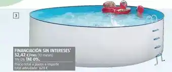 Bauhaus Piscinas de acero nuovo oferta