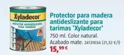 Bauhaus Xyladecor - protector para madera antideslizante para tarimas oferta