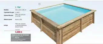 Bauhaus Piscinas de madera city oferta