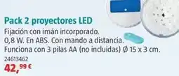 Bauhaus Pack 2 proyectores led oferta