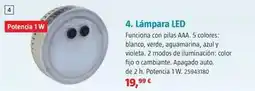 Bauhaus Lámpara led oferta