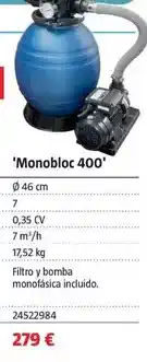 Bauhaus 'monobloc 300' filtro + bomba oferta