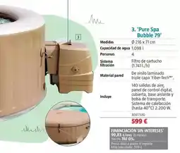 Bauhaus Pure spa bubble 79 oferta