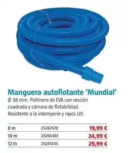 Bauhaus Manguera autoflotante 'mundial' oferta
