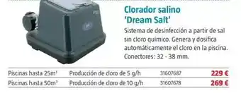 Bauhaus Clorador salino 'dream salt' oferta