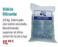 Bauhaus Vidrio filtrante oferta