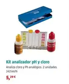 Bauhaus Kit analizador ph y cloro oferta