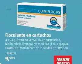 Bauhaus Floculante en cartuchos oferta