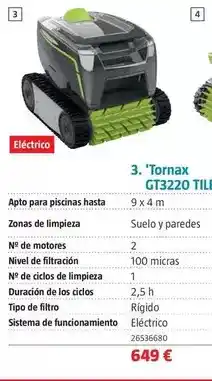 Bauhaus Robots limpiafondos 'tornax gt3220 tile' oferta
