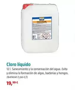 Bauhaus Cloro líquido oferta