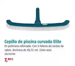 Bauhaus Cepillo de piscina curvado elite oferta