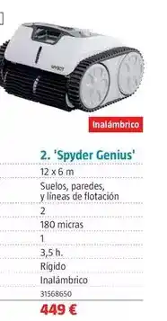 Bauhaus Robots limpiafondos 'spyder genius' oferta