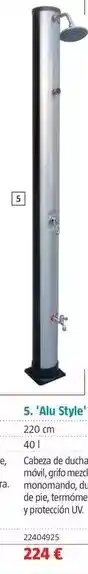 Bauhaus Duchas 'alu style' oferta
