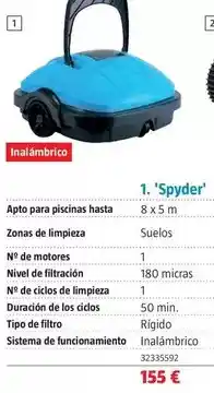 Bauhaus Robots limpiafondos 'spyder' oferta