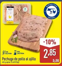 ALDI Pechuga de pollo al ajillo oferta