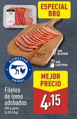 ALDI Filetes de lomo adobados oferta
