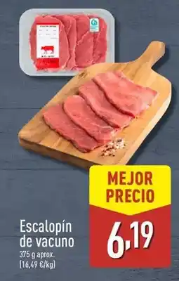 ALDI Escalopín de vacuno oferta