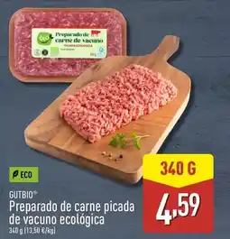 ALDI Gutbio - preparado de carne picada de vacuno ecologica oferta