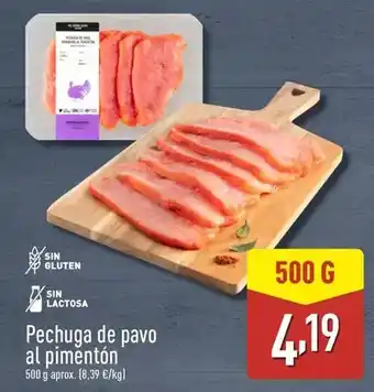 ALDI Pechuga de pavo al pimenton oferta