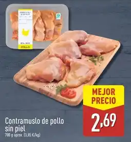 ALDI Contramuslo de pollo sin piel oferta