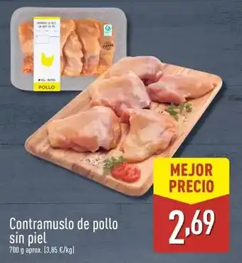 ALDI Contramuslo de pollo sin piel oferta
