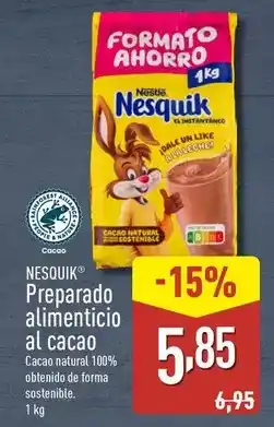 ALDI Nesquik - preparado alimenticio al cacao oferta