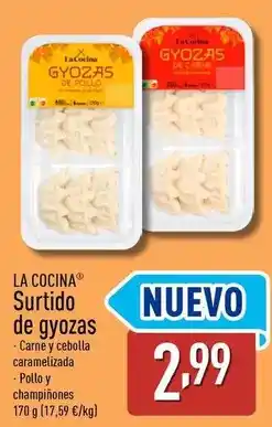 ALDI La cocina - surtido de gyozas oferta