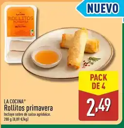 ALDI La cocina - rollitos primavera oferta