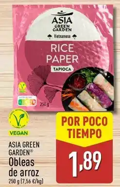 ALDI Asia green garden - obleas de arroz oferta