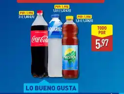 ALDI Coca-cola/aquarius/nestea - bebidas oferta