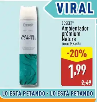 ALDI Esselt - ambientador prémium nature oferta