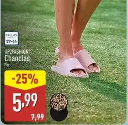 ALDI Up2fashion - chanclas oferta