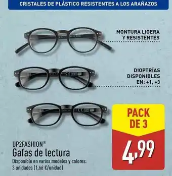 ALDI Up2fashion - gafas de lectura oferta