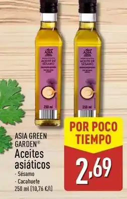 ALDI Asia green garden - aceites asiaticos oferta