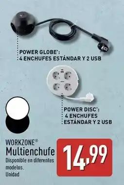 ALDI Workzone - multienchufe oferta
