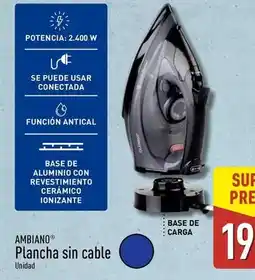 ALDI Ambiano - plancha sin cable oferta